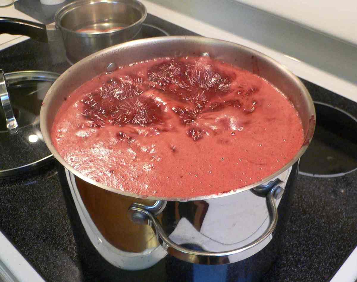 Oregon Grape Jam -- Boiling