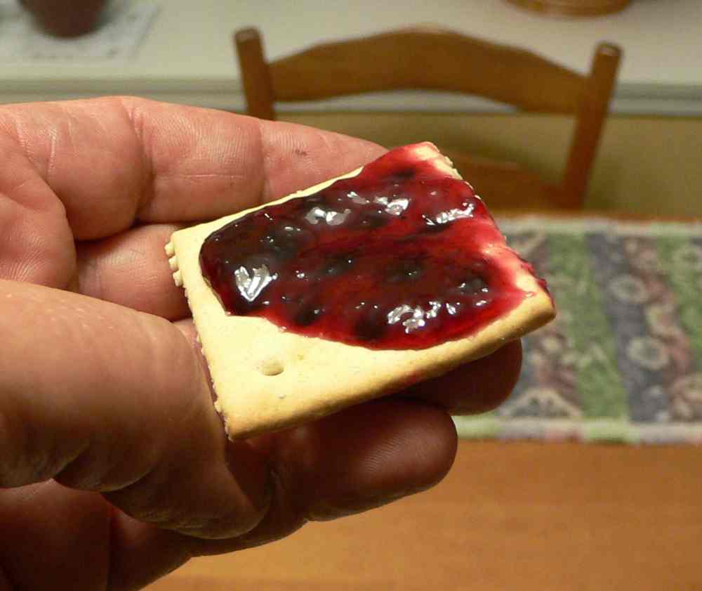 Oregon Grape Jam on cracker